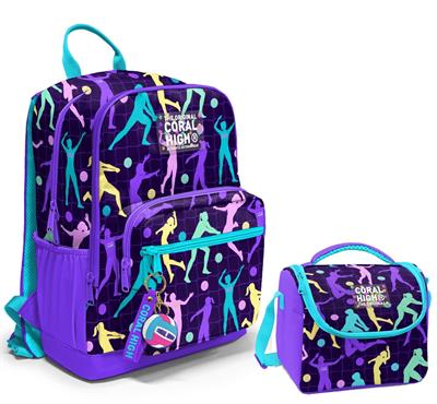 Coral High Dört Bölmeli Ortaokul Çantası ve Beslenme Çantası Seti - Mor Voleybol - Kız Çocuk