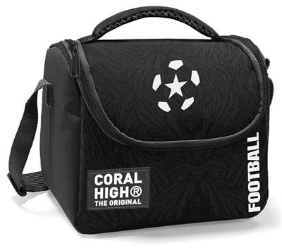 Coral High Erkek Çocuk Beslenme Çantası - Thermo - Siyah Beyaz Futbol 22798