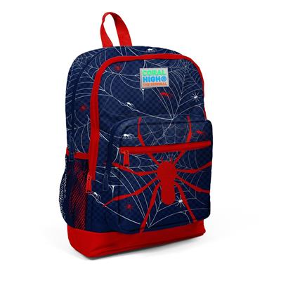 Coral High Erkek Çocuk İlkokul Okul Sırt Çantası ve Beslenme Çanta Seti - Lacivert Kırmızı Örümcek