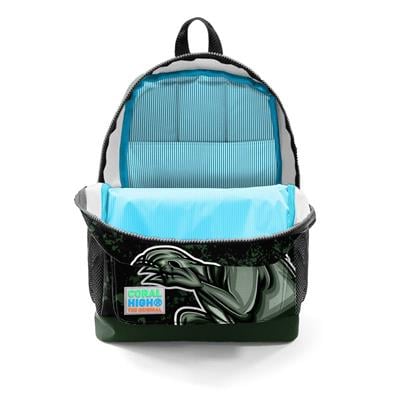 Coral High Erkek Çocuk İlkokul Okul Sırt Çantası ve Beslenme Seti - Siyah Yeşil Dinazor