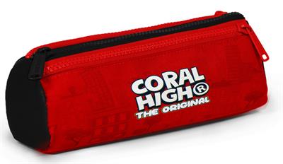 Coral High Erkek Çocuk Kırmızı İtfaiye Aracı Baskılı Üç Gözlü Okul Kalem Çantası 31063