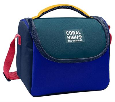 Coral High Erkek Çocuk Lacivert Çizgi Desenli Isı Yalıtımlı Beslenme Çantası 37122