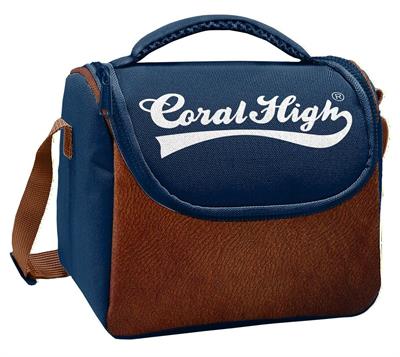 Coral High Erkek Çocuk Lacivert Kahverengi Desenli Isı Yalıtımlı Beslenme Çantası 37136