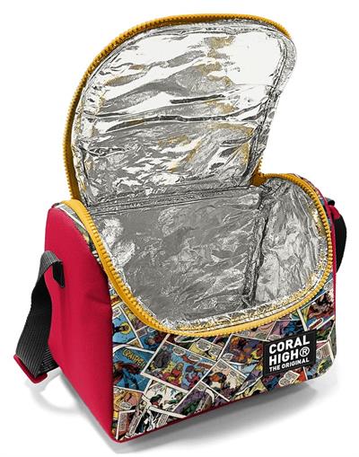 Coral High Erkek Çocuk Sarı Çizgi Roman Desenli Isı Yalıtımlı Beslenme Çantası 37115