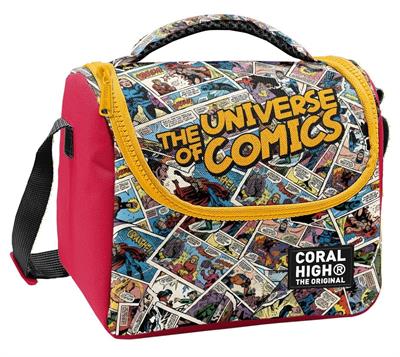 Coral High Erkek Çocuk Sarı Çizgi Roman Desenli Isı Yalıtımlı Beslenme Çantası 37115