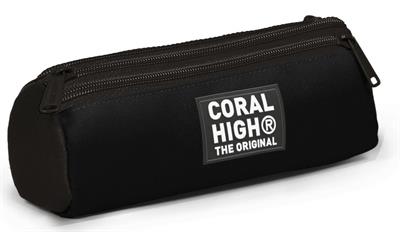 Coral High Erkek Çocuk Siyah Gri Kamuflaj Desenli Üç Gözlü Okul Kalem Çantası 31038