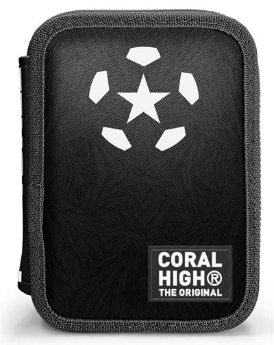 Coral High Erkek Çocuk Siyah Yıldız Baskılı Katlı Organizer Kalemlik (Kalem Kutusu) 31111