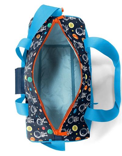 Coral High Erkek Çocuk Spor ve Seyahat Çantası - Lacivert Mavi Astronot Desenli - 27538