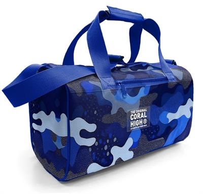 Coral High Erkek Çocuk Spor ve Seyahat Çantası - Mavi Kamuflaj Desenli - 27534