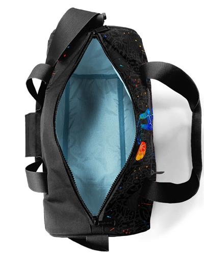 Coral High Erkek Çocuk Spor ve Seyahat Çantası - Siyah Basketbol Desenli - 27527