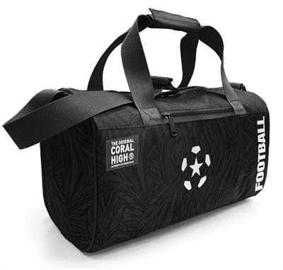 Coral High Erkek Çocuk Spor ve Seyahat Çantası - Siyah Futbol Desenli - 27535