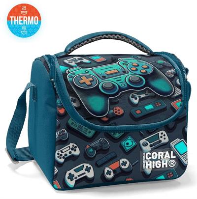 Coral High Erkek Çocuk Termoslu Beslenme Çantası - Nefti Yeşil Oyun Konsolu, Erkek Çocuk 12784