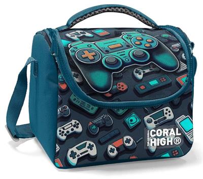 Coral High Erkek Çocuk Termoslu Beslenme Çantası - Nefti Yeşil Oyun Konsolu, Erkek Çocuk 12784