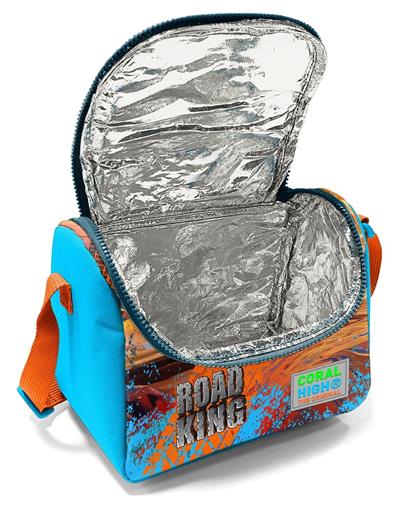 Coral High Erkek Çocuk Termoslu Beslenme Çantası - Mavi Turuncu Arazi Aracı, Erkek Çocuk 11794