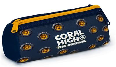 Coral High Erkek Çocuk Turuncu Kamyon Desenli Üç Gözlü Okul Kalem Çantası 31061