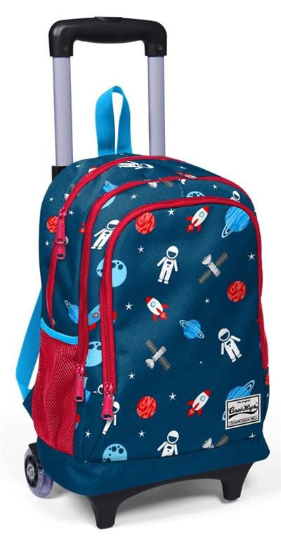 Coral High Erkek Işıklı Tekerlekli Çekçek Okul Çantası - Astranot