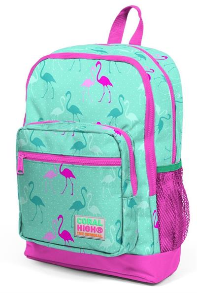 Coral High Flamingo Desenli 3lü Okul Çantası Seti - Kız Çocuk