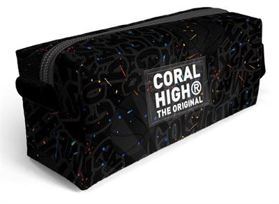 Coral High Gri Basketbol Desenli Erkek Çocuk Isı Yalıtımlı Beslenme Çantası ve Kalemlik Seti