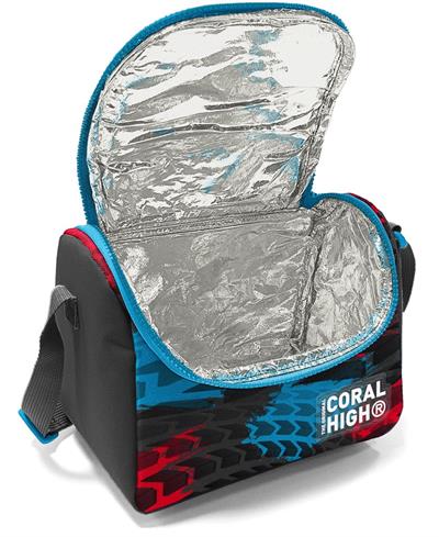 Coral High Gri Mavi Yarış Arabası Isı Yalıtımlı Beslenme Çantası - Erkek Çocuk
