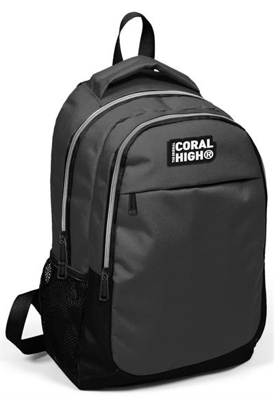 Coral High Gri Siyah İlkokul Çanta Seti - Sırt Çantası+Beslenme+Kalemlik - Erkek Çocuk