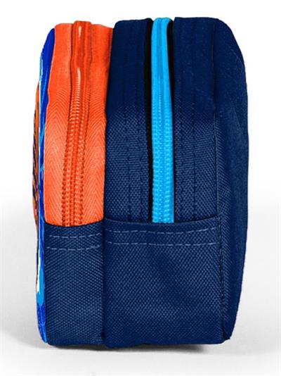 Coral High İki Bölmeli Erkek Çocuk Lacivert Turuncu Basketbol Kalem Çantası Kalemlik