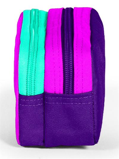 Coral High İki Gözlü Kız Çocuk Mor Eflatun Okul Kalem Çantası