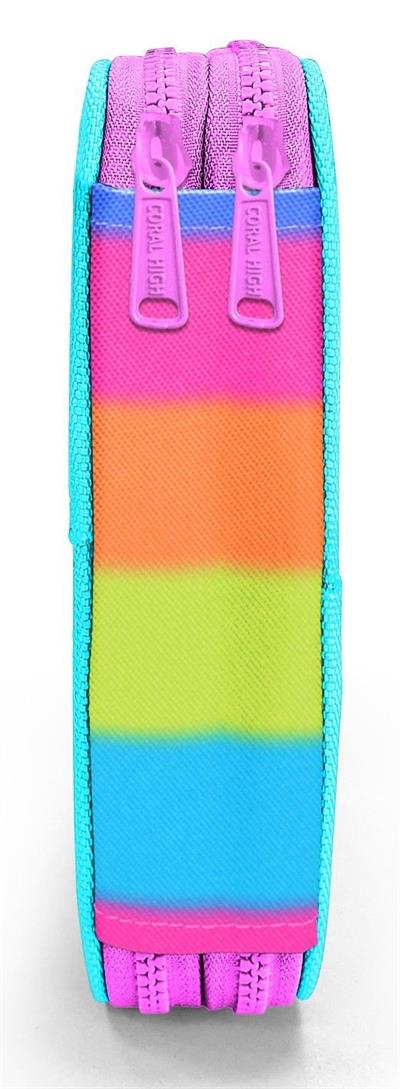 Coral High İki Karlı Organizer Kalemlik - Pembe Turuncu Renk Geçişli, Kız Çocuk/Kadın, Pembe Turuncu Renk Geçişli 11140