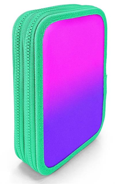 Coral High İki Karlı Organizer Kalemlik - Pembe Mor Gradyan, Kız Çocuk, Pembe Mor Gradyan 11137
