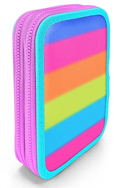 Coral High İki Karlı Organizer Kalemlik - Pembe Turuncu Renk Geçişli, Kız Çocuk/Kadın, Pembe Turuncu Renk Geçişli 11140