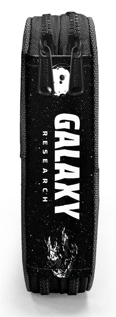 Coral High İki Katlı Düzenleyici Kalem Kutusu - Siyah Galaxy, Erkek Çocuk, Siyah Galaxy 11148
