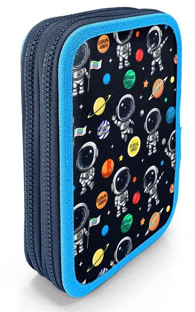 Coral High İki Katlı Düzenleyici Kalem Kutusu - Mavi Astronot, Erkek Çocuk, Mavi Astronot 11149