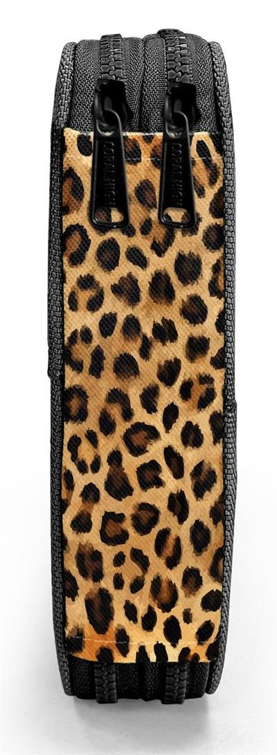 Coral High İki Katlı Düzenleyici Kalem Kutusu - Kahverengi Leopar, Kız Çocuk/Kadın, Kahverengi Leopar 11147