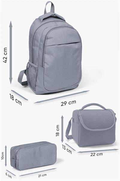 Coral High İlkokul Çanta Takımı Pembe Mor Okul Çantası Seti - Kız Çocuk