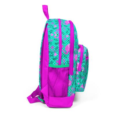 Coral High İlkokul Okul Çantası ve Beslenme Seti - Yeşil Flamingo - Kız Çocuk