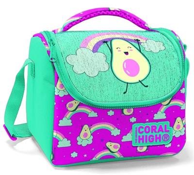 Coral High İlkokul Sırt Çantası ve Beslenme Çantası Seti - Avokado Kız Çocuk