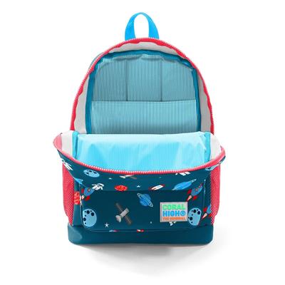 Coral High İlkokul Sırt Çantası ve Beslenme Çantası Seti - Mavi Astronot Erkek Çocuk