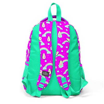 Coral High İlkokul Sırt Çantası ve Beslenme Çantası Seti - Avokado Kız Çocuk