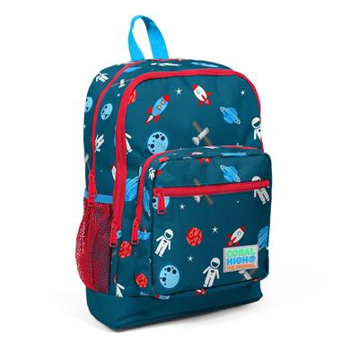 Coral High İlkokul Sırt Çantası ve Beslenme Çantası Seti - Mavi Astronot Erkek Çocuk