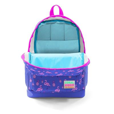 Coral High İlkokul Sırt Çantası ve Beslenme Seti - Mor Flamingo - Kız Çocuk