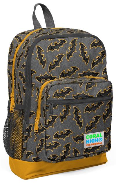 Coral High İlkokul Sırt Çantası ve Kalemlik Seti - Yarasa - Erkek Çocuk