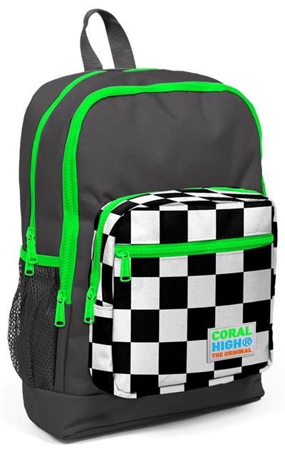 Coral High İlkokul Sırt Çantası ve Kalemlik Seti - Yeşil - Erkek Çocuk