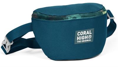 Coral High İlkokul/Ortaokul Çanta Seti ve Bel Çantası- Nefti Kamuflaj - Erkek Çocuk