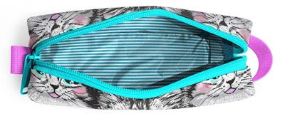 Coral High İlkokul/Ortaokul Çanta Seti ve Bel Çantası- Gri Kedi - Kız Çocuk