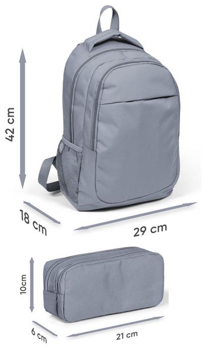 Coral High İlkokul/Ortaokul Sırt Çantası ve İki Bölmeli Kalemlik Seti - Erkek Çocuk - Siyah Kükreyen Aslan