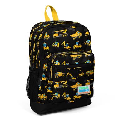 Coral High İş Makineleri Erkek Çocuk İlköğretim Okul Sırt Çantası ve Beslenme Çanta Seti