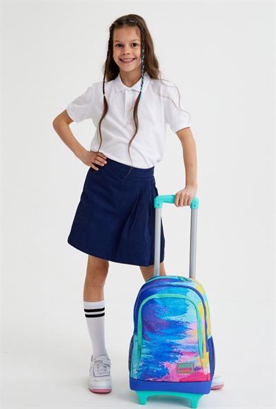 Coral High Işıklı Tekerlekli Airbursh Çekçek Okul ve Seyahat Çantası