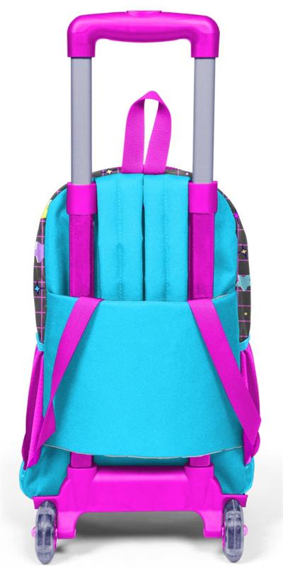 Coral High Işıklı Tekerlekli Anime Çekçek Okul ve Seyahat Çantası