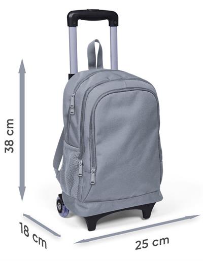 Coral High Işıklı Tekerlekli Çekçek Okul Çantası - 3 Bölmeli, 2li Sap Ayarı, Turkuaz Pembe (Kız Çocuk) 23971