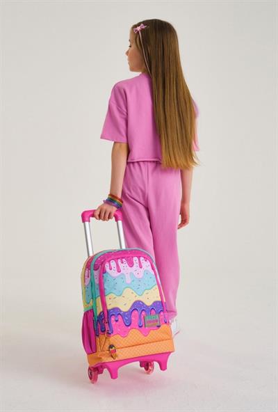 Coral High Işıklı Tekerlekli Dondurma Çekçek Okul ve Seyahat Çantası