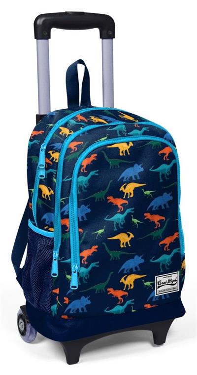Coral High Işıklı Tekerlekli İlkokul Çantası - Dinazorlar- Erkek